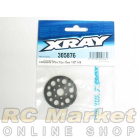 XRAY 305876 T4 Offset Spur Gear 106T/64