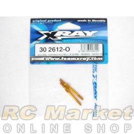 XRAY 302612-O T4 Alu Adjustable Turnbuckle 39mm M3 L/R - Orange (2)