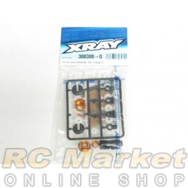 XRAY 308308-O T4’18 ULP Alu Shock Absorber - Set - Orange (2)