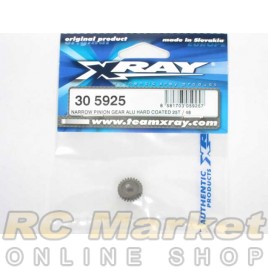 XRAY 305925 Narrow Alu Pinion Gear - Hard Coated 25T / 48