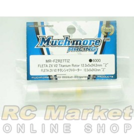 MUCH MORE MR-FZR27TIZ FLETA ZX V2 Titanium Rotor 12.3x5x24.2mm "Z"
