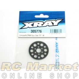 XRAY 305776 T4 Composite Offset Spur Gear 76T / 48