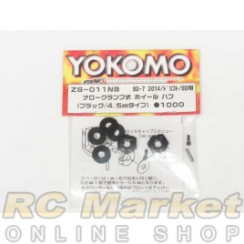 YOKOMO ZS-011NB Narrow Cramp Wheel Hub (4.5mm・Black)