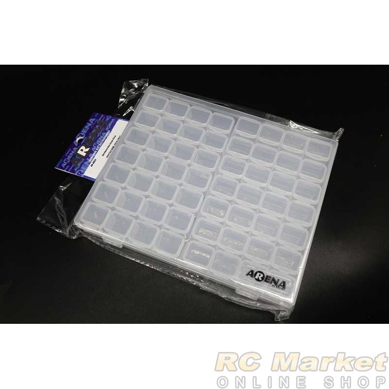 ARENA HBLC Hardware Box Large Clear 21x17.5x2.6cm, (56 in 1 Box)