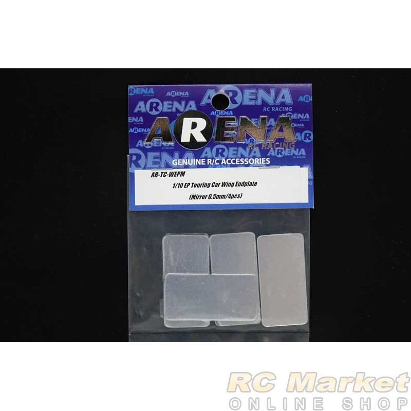 ARENA TC-WEPM 1/10 EP Touring Car Wing Endplate (Mirror 0.5mm/4pcs)