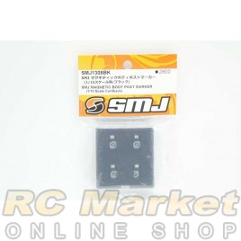 SMJ SMJ1308BK Magnetic Body Post Marker (1/10 Scale Car/Black)