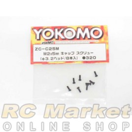 YOKOMO ZC-C258 M2.5X8 Socket Head Cap Screw 8pcs