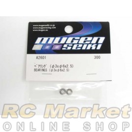 MUGEN SEIKI A2601 MTC1 3x6x2.5mm Bearings (2)