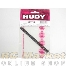 HUDY 107718 Ride Height Gauge Stepped For 1/10 & 1/12 Pan Cars HUDY 107718 Ride Height Gauge Stepped For 1/10 & 1/12 Pan Cars