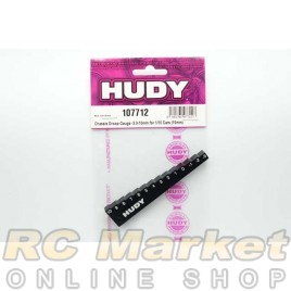 HUDY 107712 Chassis Droop Gauge -3 to 10 mm for 1/10 (10 mm)