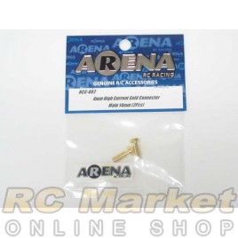 ARENA HCC-002 4mm High Current Gold Connector Male 14mm (2pcs)