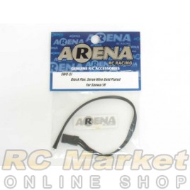 ARENA SWG-SJ  Black Flex. Servo Wire Gold Plated For Sanwa/Jr
