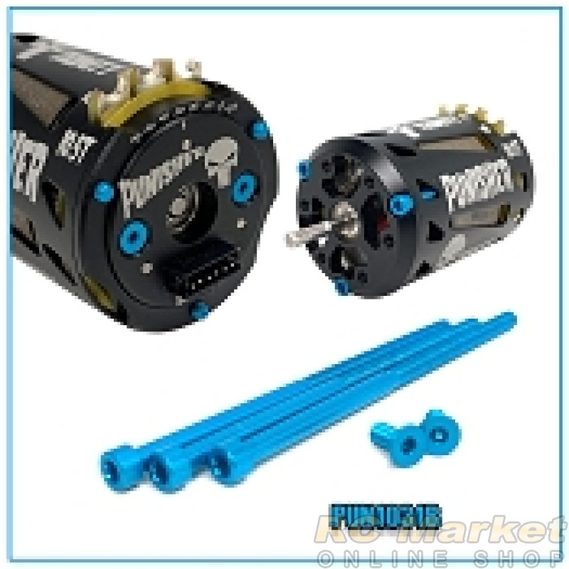 TRINITY PUN1031B Punisher Aluminum Screws Blue (5)