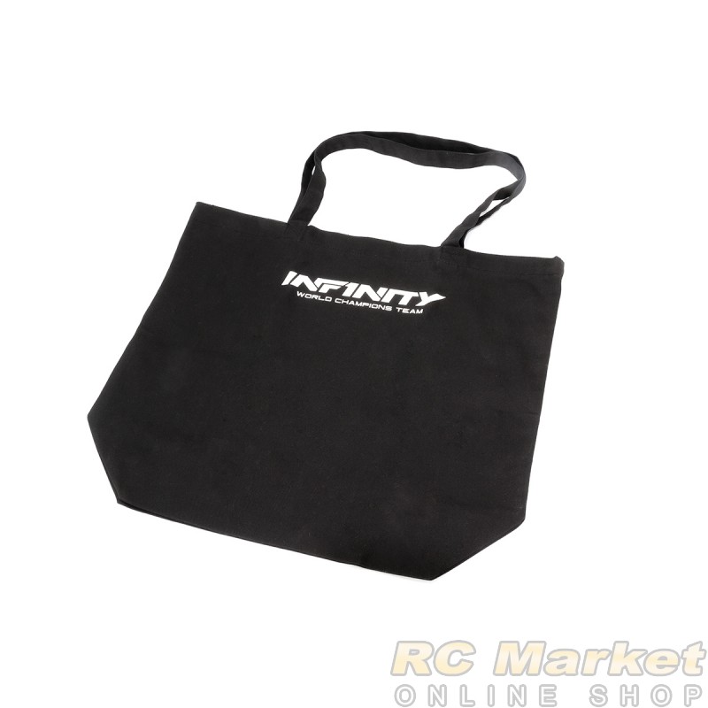 INFINITY A0073 Canvas Tote Bag (Black/L Size)