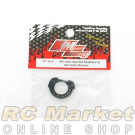 KM RACING HK110R-A H-K1 Alum. Rear Belt Adjust Bearing Hub Holder (R) (4mm)