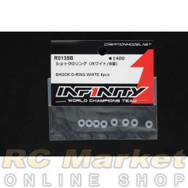 INFINITY R0135B IF18-2 Shock O-Ring White 8pcs