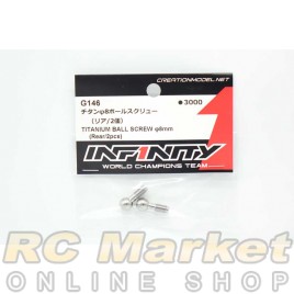 INFINITY G146 IF15 Titanium Ball Screw Φ8 (Rear/2 pcs) INFINITY G146 IF15 Titanium Ball Screw Φ8 (Rear/2 pcs)