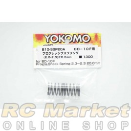 YOKOMO B10-SSP20A Progressive Shock Spring (2.0-2.3/20.0mm) for BD10F