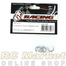 3RACING SAK-C113 M6 Bowed E-Ring For CERO