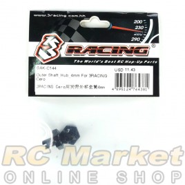 3RACING SAK-C144 Outer Shaft_Hub_4mm For CERO