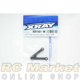 XRAY 302143-M X4'23 CFF™ Carbon-Fiber Fusion Upper Arm - Medium - FL/RR