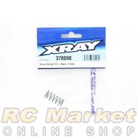 XRAY 378098 Shock Spring C=3.1 - Black - 4 Dots