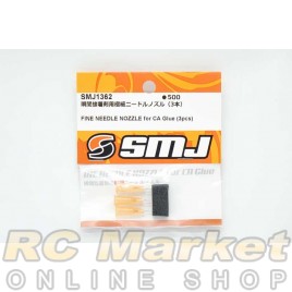 SMJ SMJ1362 Fine Needle Nozzle For Ca Glue (3pcs)