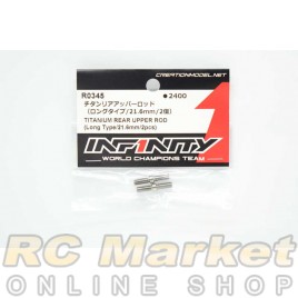 INFINITY R0345 IF18-2 Titanium Rear Upper Rod (Long Type/21.6mm/2pcs)