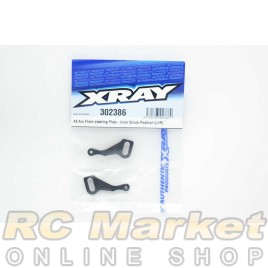 XRAY 302386 X4'24 Alu Front Steering Plate - Inner Shock Position (L+R)