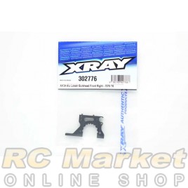 XRAY 302776 X4'24 Alu Lower Bulkhead Front Right - 7075 T6