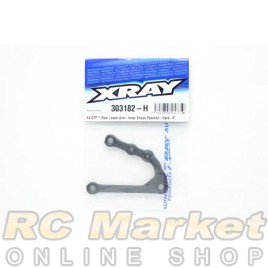 XRAY 303182-H X4'24 CFF™ Rear Lower Arm - Inner Shock Position - Hard - R
