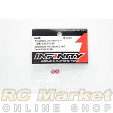 INFINITY G235 IF15-2 Aluminum Th Linkage Nut (2pcs/G233/G234)