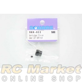 SQUARE SGX-622 Hard Steel Pinion Gear 22T (64 Pitch)