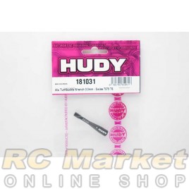 HUDY 181031 Alu Turnbuckle Wrench 3mm - Swiss 7075 T6