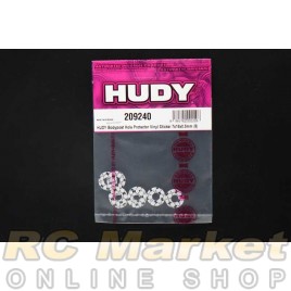 HUDY 209240 Body Post Hole Protector Vinyl Sticker 7X16X0.5mm (8) HUDY 209240 Body Post Hole Protector Vinyl Sticker 7X16X0.5mm (8)