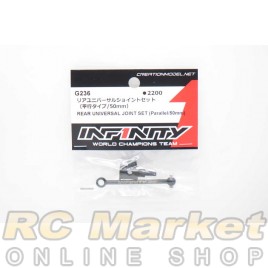 INFINITY G236 IF15-2 Rear Universal Joint Set (Parallel/50mm) INFINITY G236 IF15-2 Rear Universal Joint Set (Parallel/50mm)