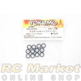 YOKOMO MS-009S MS1.0 Molded Sus Ball Cap Spacer (1.0/1.5mm 6 each)
