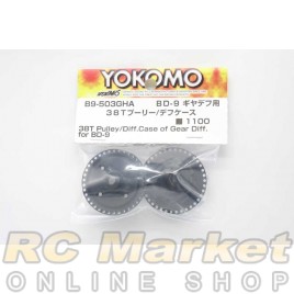 YOKOMO B9-503GHA 38T Pulley./Diff. Case of Gear Diff. for BD9 YOKOMO B9-503GHA 38T Pulley./Diff. Case of Gear Diff. for BD9