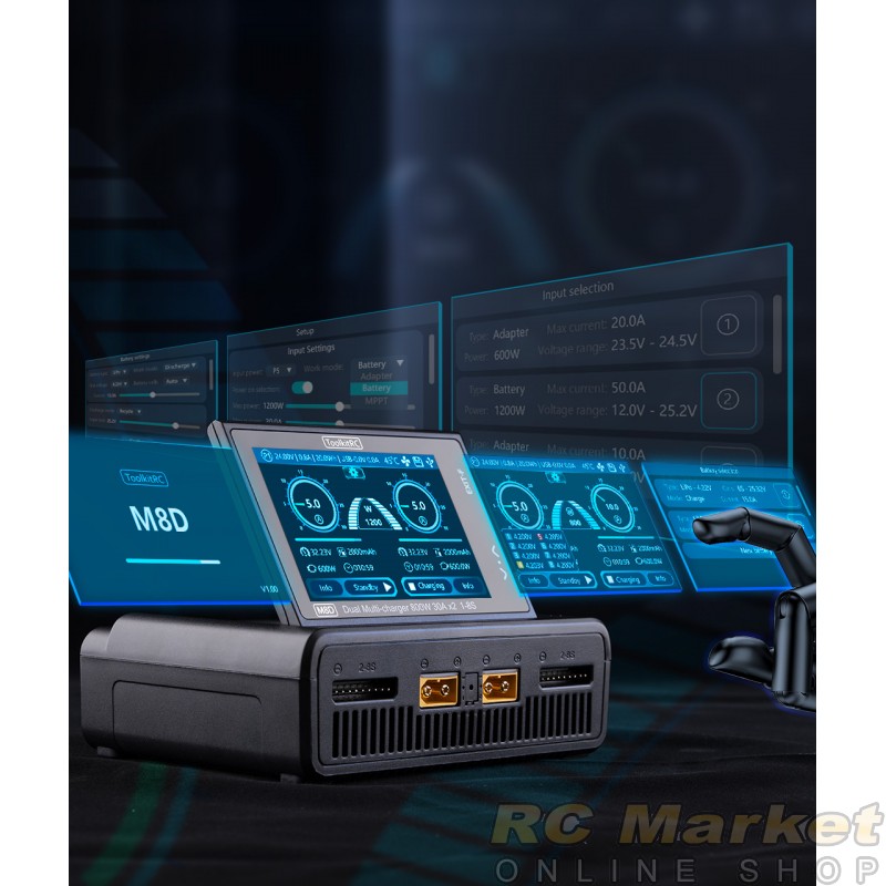 ToolkitRC M8D Charger