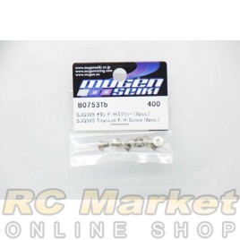 MUGEN SEIKI B0753Tb SJG 3x5mm Titanium Flat Head Hex Screw (8pcs)