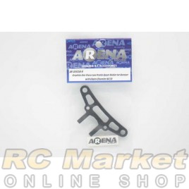 ARENA 301250-R X4'25 Graphite One-Piece Low Profile Upper Holder for Bumper with Edges Chamfer