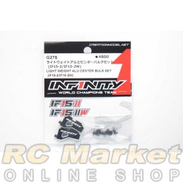 INFINITY G275 IF15-2 Light Weight Alu Center Bulk Set INFINITY G275 IF15-2 Light Weight Alu Center Bulk Set