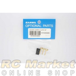 SANWA 107A20382B Servo Connector Plug Black