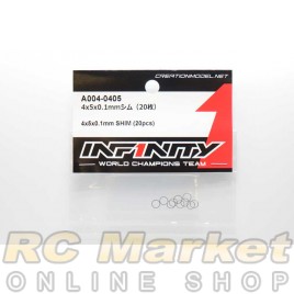 INFINITY A004-0405 4x5x0.1mm Shim (10pcs)