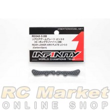 INFINITY R0242-3.0B IF18-3 Rear Lower Arm Plate LC+3.0 (Carbon/2Pcs) INFINITY R0242-3.0B IF18-3 Rear Lower Arm Plate LC+3.0 (Carbon/2Pcs)