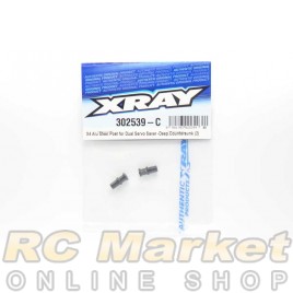 XRAY 302539-C X4 Alu Steering Post For Dual Servo Saver - Deeper Countersunk (2)