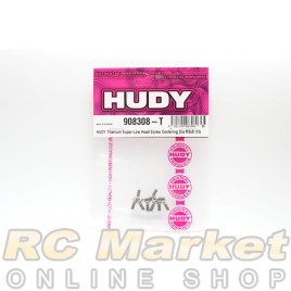 HUDY 908308-T Titanium Super-Low Head Screw Centering Dia M3X8 (10)