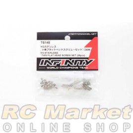 INFINITY TS149 IF14 SPECIALE M3 Stainless Flat Head Screw Set (38pcs) INFINITY TS149 IF14 SPECIALE M3 Stainless Flat Head Screw Set (38pcs)
