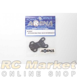 ARENA 301557 X4'26 Carbon Upper Clamp -1mm for Uni Bulkheads (2)