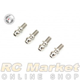 INFINITY TS164 IF14 SPECIALE 4.2mm Titanium Ball Stud (M3X5mm/4Pcs)